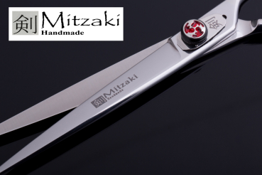 Mitzaki-SAITAMA700, 7.0 Zoll Handgeschmiedet,Shcrenklingen aus Japanstahl Rockwell 62, für alle Schneidtechniken geeignet- PREMIUMQUALITÄT